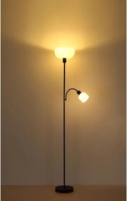 Globo 59947B - Lampadar HINTON 1xE27/40W/230V + 1xE14/25W