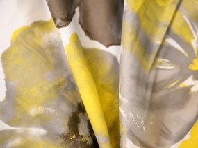 Lenjerie de pat din microfibra FEONELLE galben-gri Dimensiune lenjerie de pat: 70 x 90 cm | 140 x 220 cm