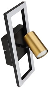 Spot LED de perete MARRIE 1xGU10/5W/230V + LED/12W/230V Globo 57032-1