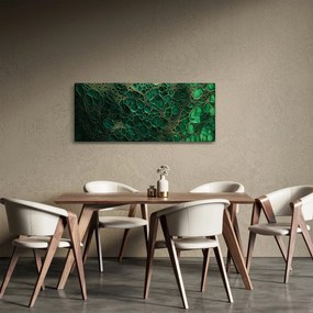 Tablou - Imagine microscopică verde (120x50 cm)