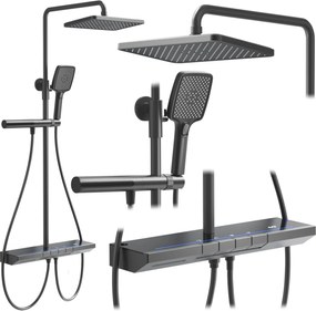 Set dus cu termostat REA Pedro Titanium
