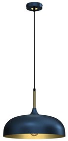 Lustră pe cablu Brilagi ABRAHAM 1xE27/60W/230V d. 35 cm albastru