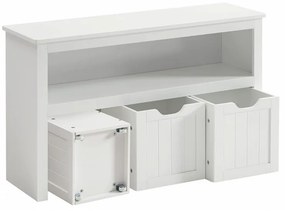 Bancheta Depozitare, Alb, MDF