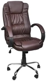 ShopJK SCAUN BIROU ECO-PIELE 9585 MARO