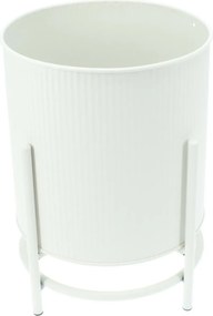 Set de suporturi metalice pentru flori Celano alb, 2 buc.