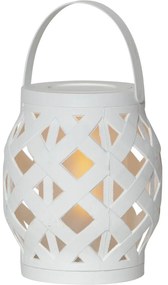 Felinar Star Trading Flame Lantern, înălțime 16 cm, alb