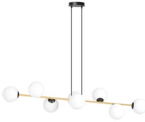 Emibig Gravity lampă suspendată mai mult de 6x10 W negru-auriu 1241/8