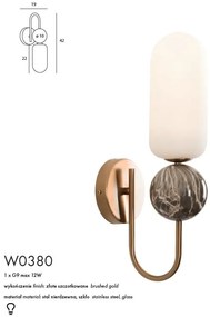 Aplica de perete design decorativ Roma auriu