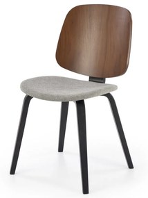 Scaun K563 nuc/gri/negru H81 cm