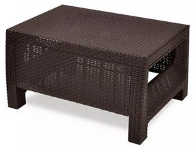 Set de mobilier de grădină Corfu max set, culoare maro, cu perne taupe calde