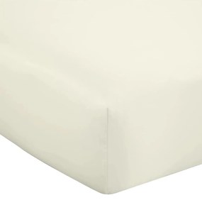 Cearceaf bej din satin cu elastic 135x190 cm Silky Soft – Catherine Lansfield