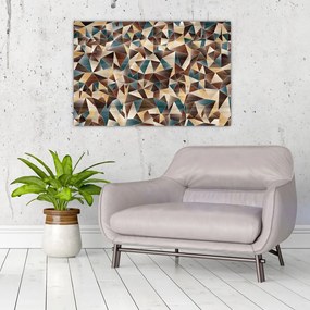 Tablou - Triunghiuri (90x60 cm)
