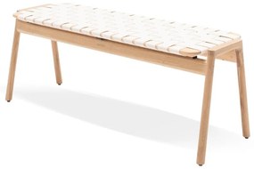 Bancă alb-natural Klupa - Gazzda