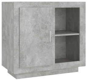 811830 vidaXL Dulap, gri beton, 80x40x75 cm