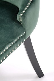 Scaun Alda velvet verde inchis H95 cm