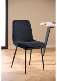 Scaun de dining albastru închis Becca – Actona