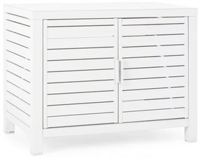 Dulap de exterior, cu doua usi, alb, Atlantic, Bizzotto