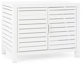 Dulap de exterior, cu doua usi, alb, Atlantic, Bizzotto