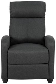 Fotoliu gri antracit de relaxare Siom – Actona