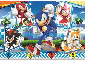 Sonic Ariciul Green Hill Puzzle maxi Clementoni de 24 de piese