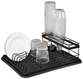 WENKO 54798100 - Scurgător de vase AMY 42,5x31,5 cm negru