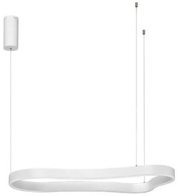Lustra LED suspendata design modern DUSSA alba