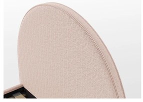 Pat roz tapițat cu somieră 90x200 cm MOON – Vipack