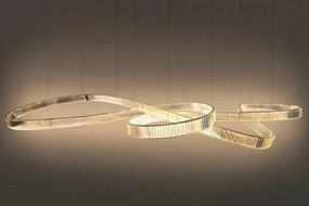 Lustra LED XXL moderna design deosebit CHARMES 380 crom