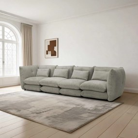 Canapea dumonde cu sezut confortabil din spuma high-density Vincenzo 372x110 cm