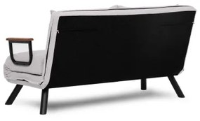 Canapea extensibilă 2 locuri QIRA, albă