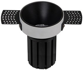 Spot LED incastrabil Trimless negru 15W 3000K