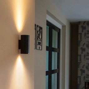 Lampa de perete rotundă de design neagră - Sab Honey