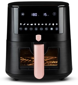 Friteuza aer cald, capacitate mare 8 l Airfryer Black Rose Berlinger Haus BH 9604