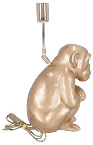Lampa ceramica Maimuta Auriu h 35 cm