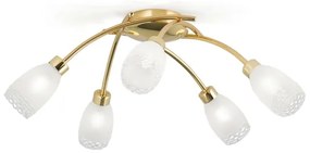 Orion - Lustră aplicată CARLA 5xG9/28W/230V auriu