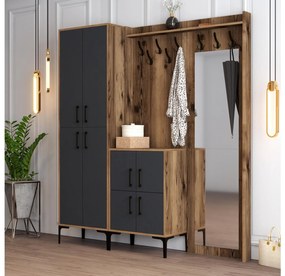 Mobilier hol Betina ABC (Nuc + antracit). 1089014