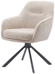 Set de scaune de sufragerie crem 2 buc. tapițat Avola – Unique Furniture