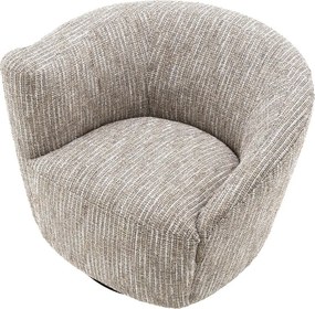 Fotoliu pivotant design elegant LUX Colin left, bej mademoiselle 115432 HZ