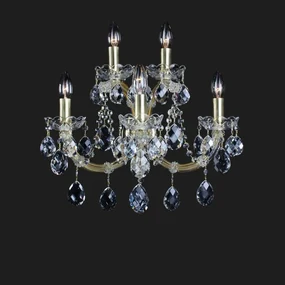 Aplica cu 5 brate Cristal Bohemia Maria Theresa