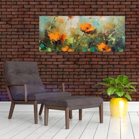 Tablou - Flori (120x50 cm)