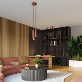 Lustră cărămizie ø 19,5 cm Gleam – Sollux