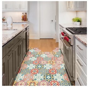 Set 10 autocolante de podea Ambiance Hexagons Lorena, 40 x 90 cm