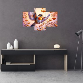 Tablou - Pasăre cu scoruș (90x60 cm)