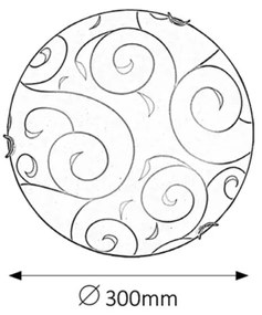 Rabalux 3852 - Corp de iluminat perete HARMONY LUX 1xE27/60W/230V