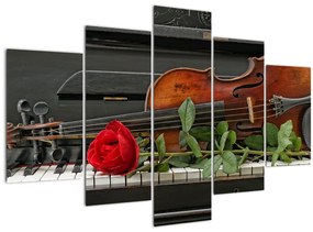 Tablou- Amintire de muzicean (150x105 cm)