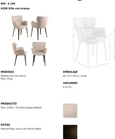 Scaun deosebit design LUX Brown