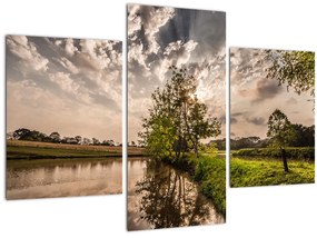 Tablou naturii cu raze de soae (90x60 cm)