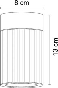 Zuma Line 1225 - Spot ARIA 1xG9/6W/230V, auriu