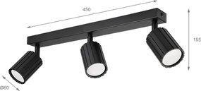 Brilagi - Spot CRISPINA 3xGU10/10W/230V negru