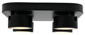 Plafoniera LED cu 4 spoturi, design modern, 3-Step MOODMAKER, Clyde 4 negru